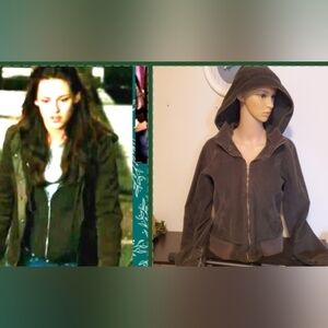 Neca ASO Bella Swan New Moon Corduroy Green Jacket XL (Juniors?)